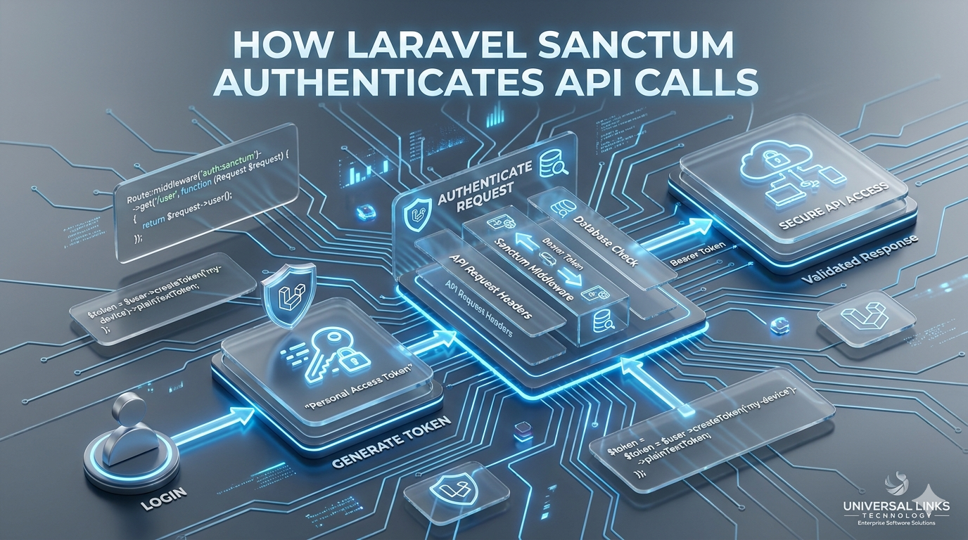 How Laravel Sanctum Authenticates API Calls — Secure Your APIs the Laravel Way