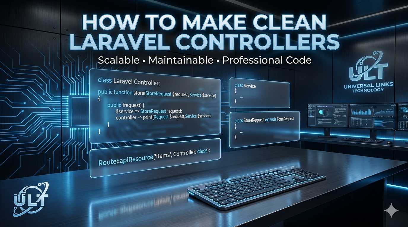 Clean Laravel Controllers: Smarter, Scalable Code
